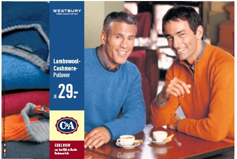 Werbung von C&A im Tagesspiegel